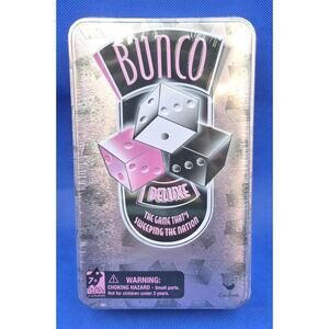 BUNCO Deluxe Dice Game The Game That Is Sweeping the Nation NEW in Tin